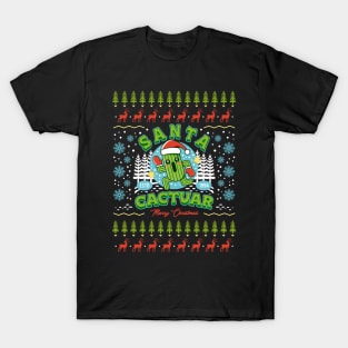 Santa Cactuar Christmas T-Shirt